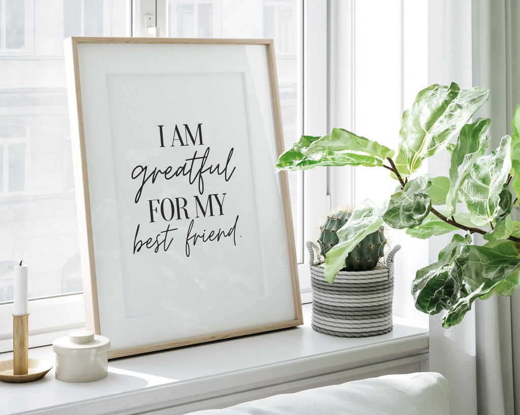 BEST FRIEND PRINT - Happy You Prints