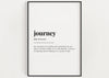 JOURNEY DEFINITION PRINT - Happy You Prints