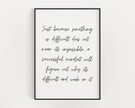 MOTIVATIONAL PRINT, Inspirational Quote, Positive Wall Art, Wall Décor, Art Print, Inspirational Quote, Typography Art - Happy You Prints