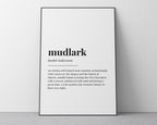 MUDLARK DEFINITION PRINT | Wall Art Print | Mudlark Print | Definition Print | Quote Print - Happy You Prints