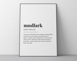 MUDLARK DEFINITION PRINT | Wall Art Print | Mudlark Print | Definition Print | Quote Print - Happy You Prints