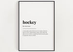 HOCKEY DEFINITION PRINT - Happy You Prints