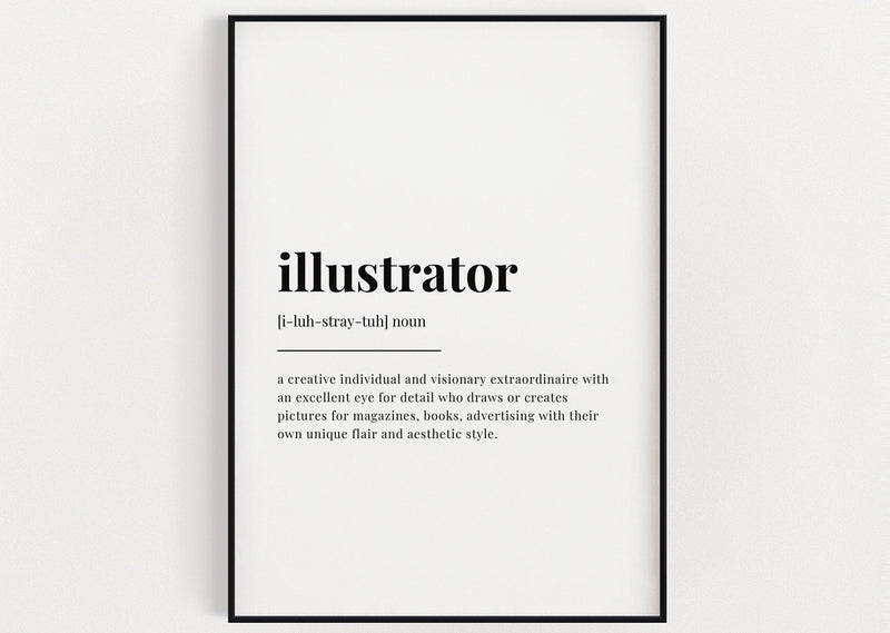 ILLUSTRATOR DEFINITION PRINT - Happy You Prints