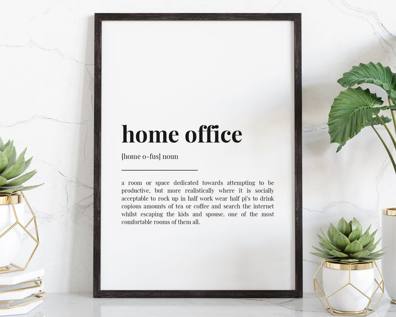 HOME OFFICE DEFINITION PRINT