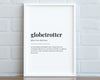 GLOBETROTTER DEFINITION PRINT