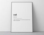 CAT DEFINITION PRINT