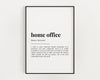 HOME OFFICE DEFINITION PRINT