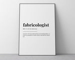 FABRICOLOGIST DEFINITION PRINT