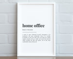 HOME OFFICE DEFINITION PRINT