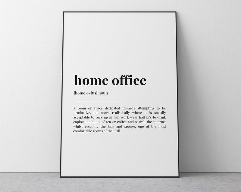 HOME OFFICE DEFINITION PRINT