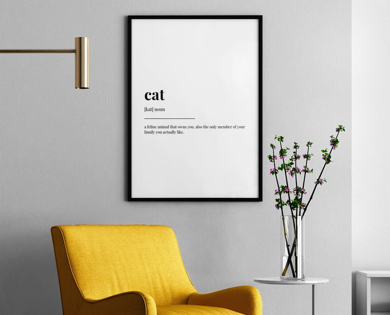 CAT DEFINITION PRINT