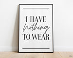 Laundry Room Print | I have Nothing To Wear