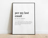 PER MY LAST EMAIL DEFINITION PRINT