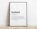 HUSBAND DEFINITION PRINT