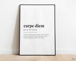 CARPE DIEM DEFINITION Print