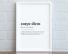 CARPE DIEM DEFINITION Print