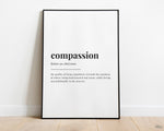 COMPASSION DEFINITION PRINT