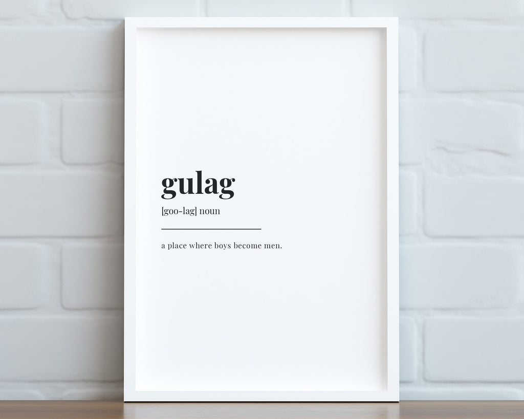 GULAG DEFINITION PRINT