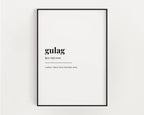 GULAG DEFINITION PRINT