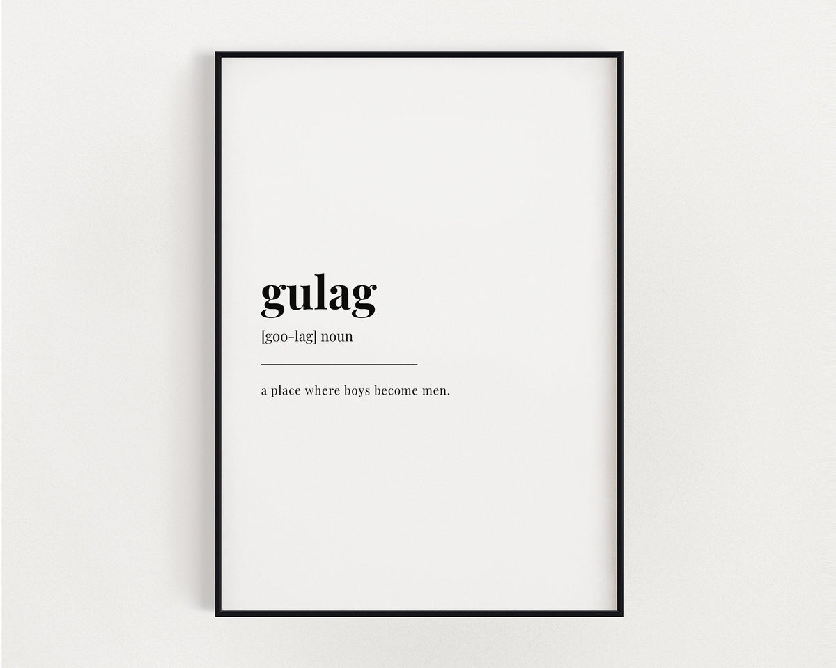GULAG DEFINITION PRINT