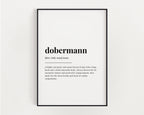 DOBERMANN DEFINITION PRINT