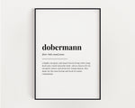 DOBERMANN DEFINITION PRINT