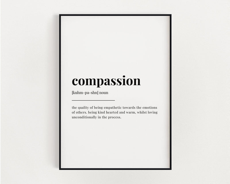 COMPASSION DEFINITION PRINT