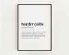 BORDER COLLIE DEFINITION Print