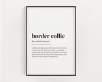 BORDER COLLIE DEFINITION Print