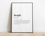 BEAGLE DEFINITION PRINT