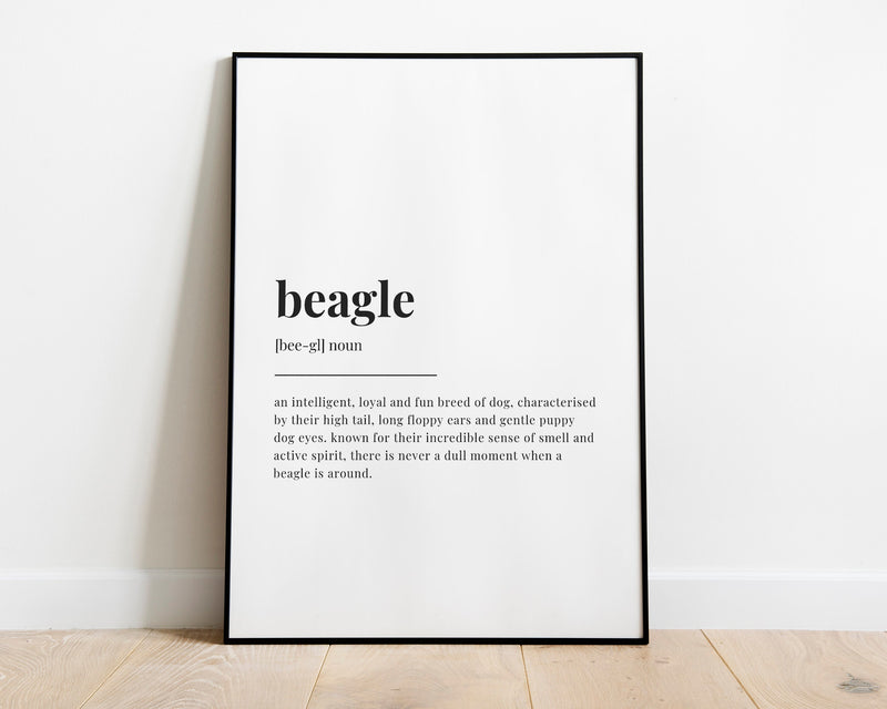 BEAGLE DEFINITION PRINT