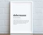 DOBERMANN DEFINITION PRINT