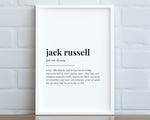 JACK RUSSELL DEFINITION PRINT