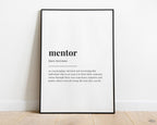MENTOR DEFINITION PRINT