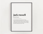 JACK RUSSELL DEFINITION PRINT