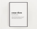 CARPE DIEM DEFINITION Print