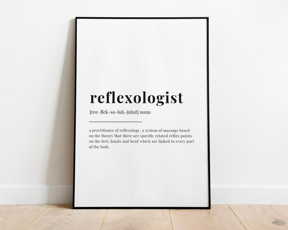 REFLEXOLOGIST DEFINITION PRINT