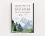 DEUTERONOMY 31:8 | Scripture Wall Art