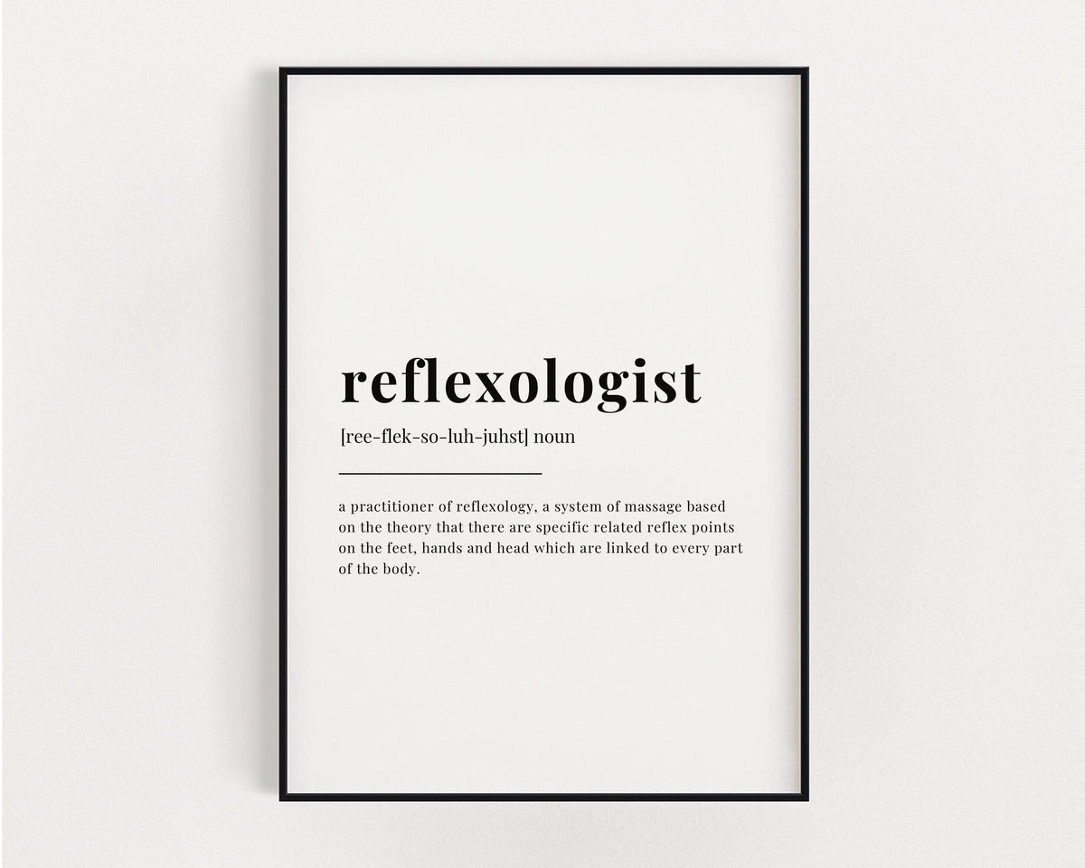 REFLEXOLOGIST DEFINITION PRINT