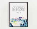 ZEPHANIAH 3:17 | Scripture Wall Art