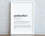 GODMOTHER DEFINITION PRINT